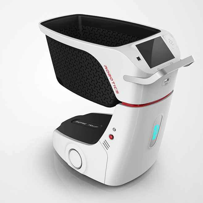 未来超市助手 服务机器人的工业设计革新